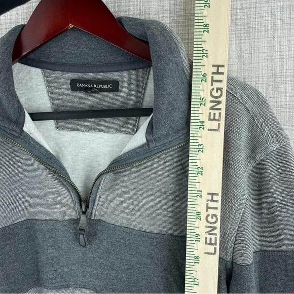 Banana Republic Mens Size M long sleeve pullover sweatshirt 1331 - Picture 6 of 7